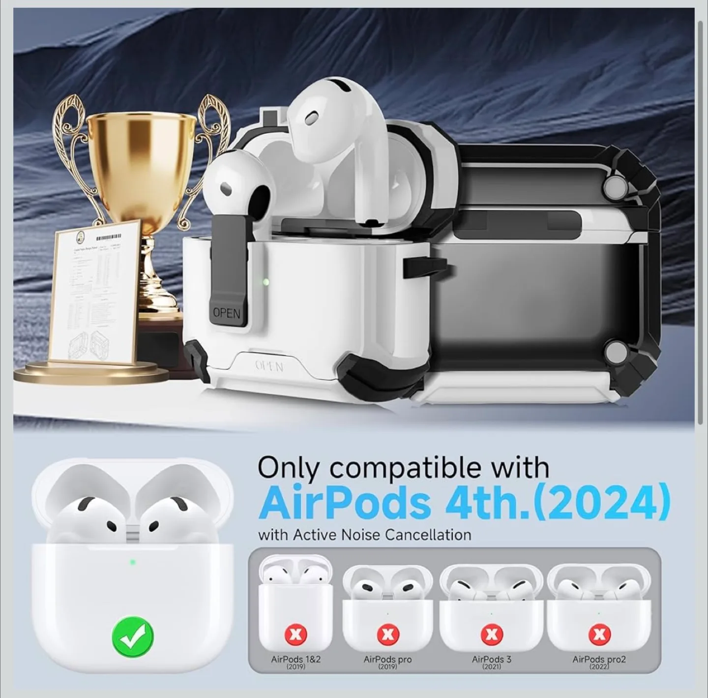 AirPods 4 Protective Case image indicator(3)