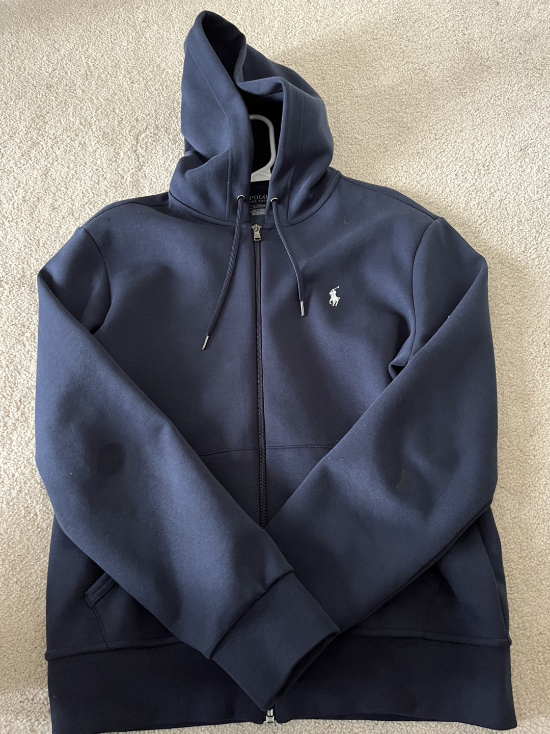 Polo Ralph Lauren Navy Zip-Up Hoodie