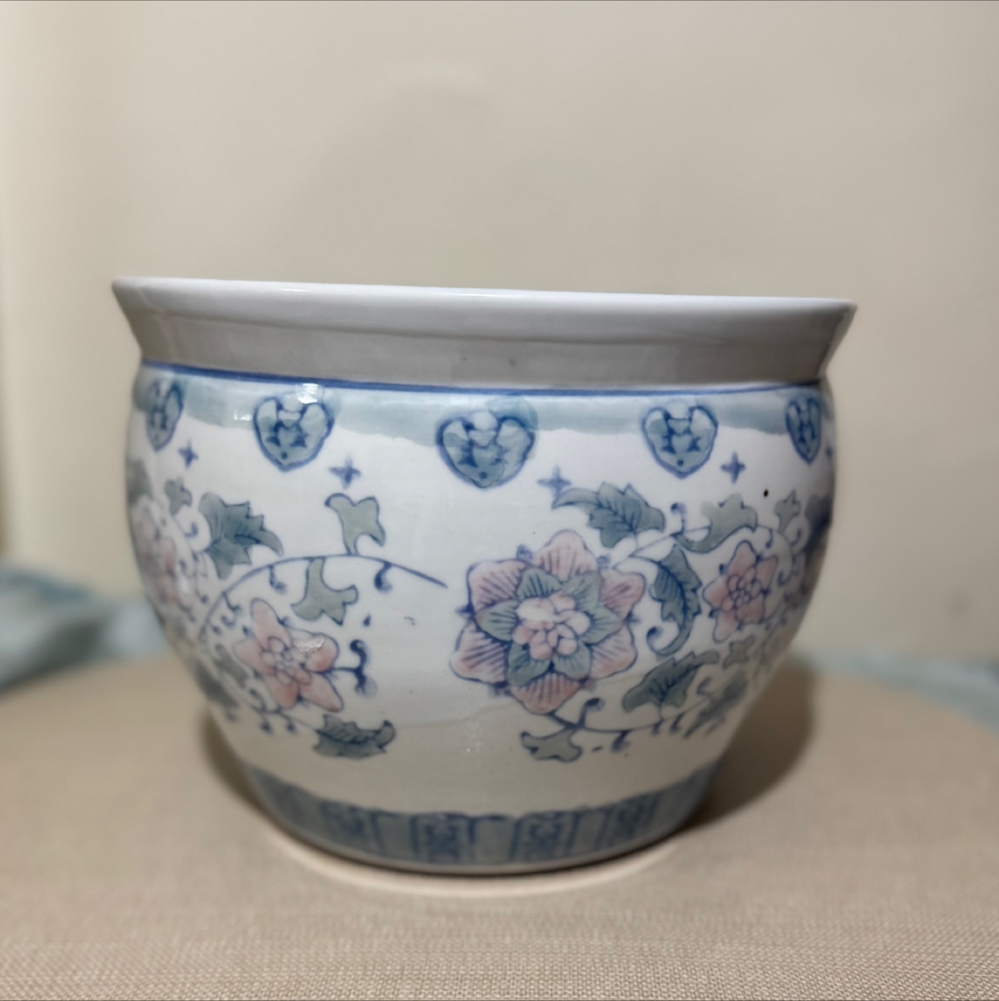 Hand Painted Ceramic Flower Pot
