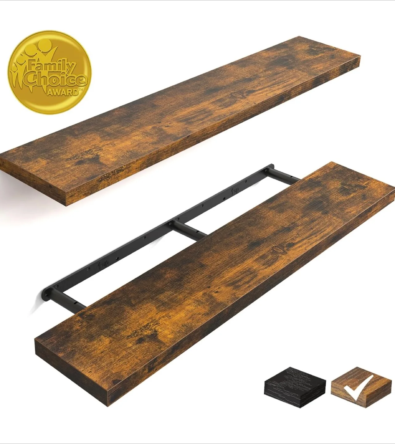 Floating Wooden Shelves thumbnail