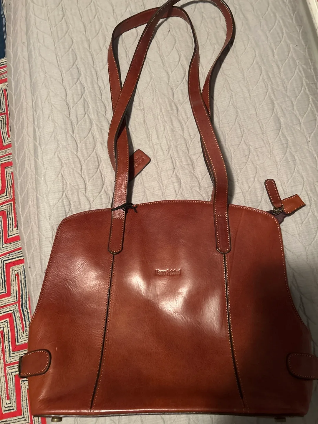 Marco Fabrini - Brown Leather Shoulder Bag thumbnail