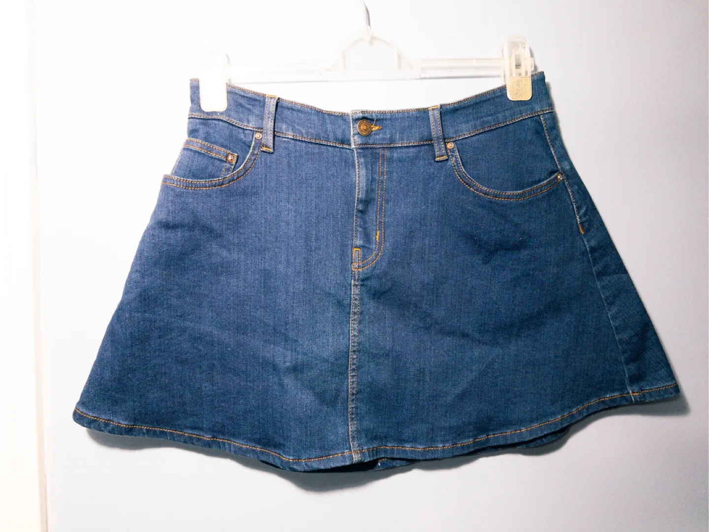 Zara Woman Denim Skirt thumbnail