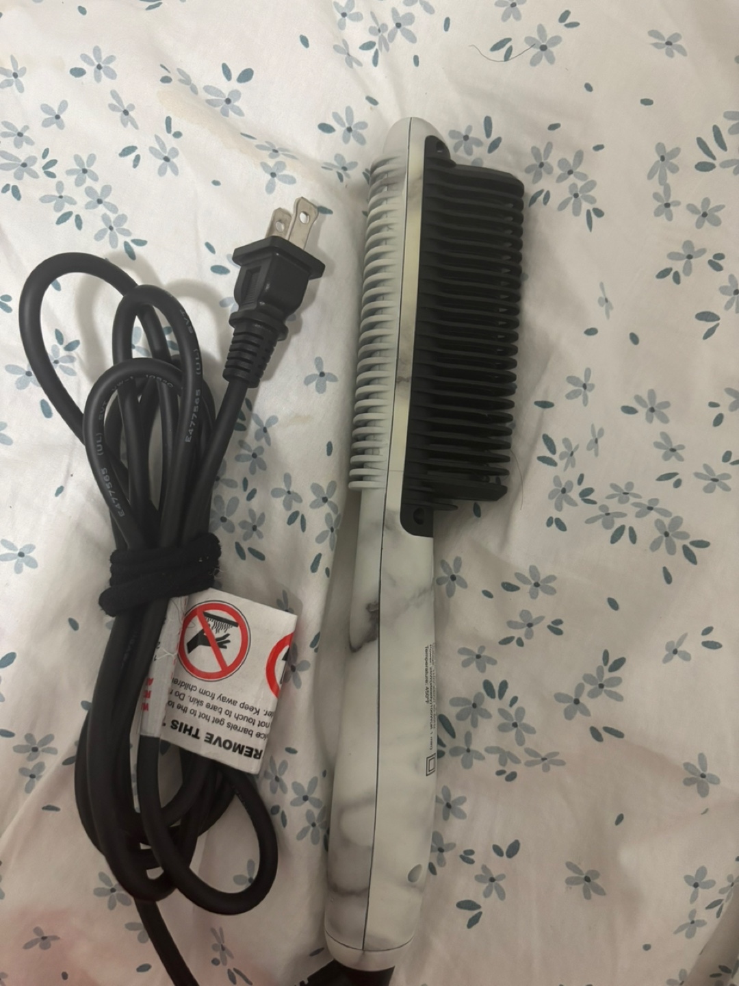Marble Hair Straightening Brush - photo 2