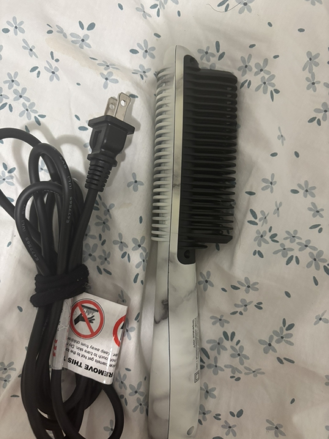 Marble Hair Straightening Brush