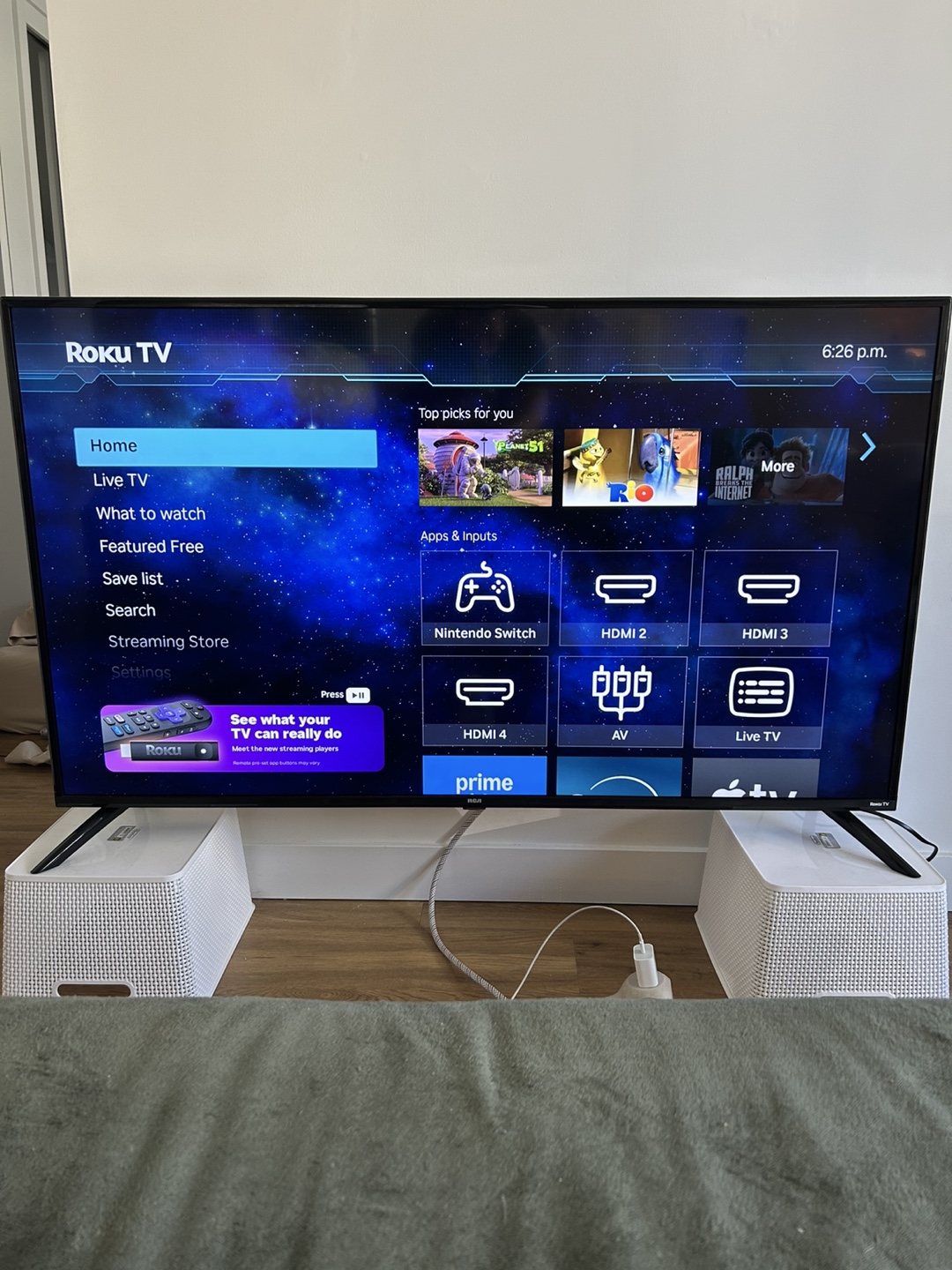 RCA Roku 55” TV - MOVING SALE