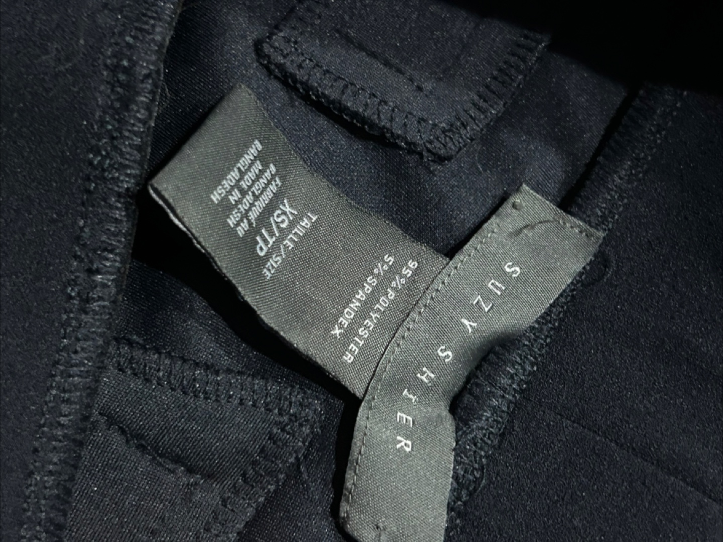 SUZY SHIER Black Pants - XS/TP - photo 3