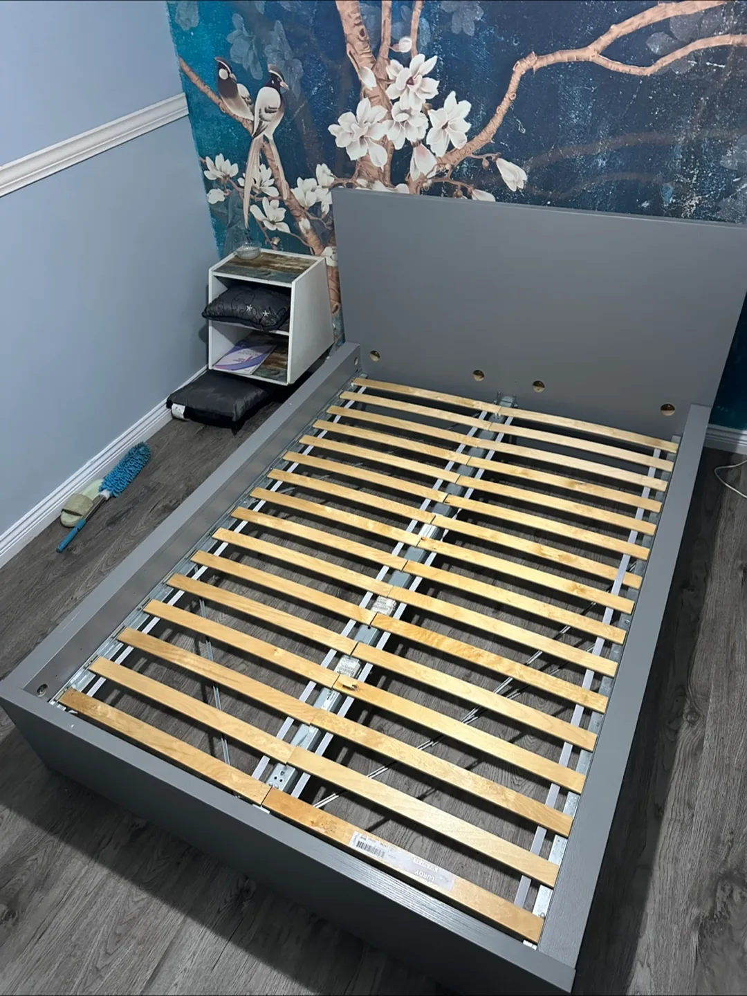 Ikea Double bed frame * delivery available thumbnail