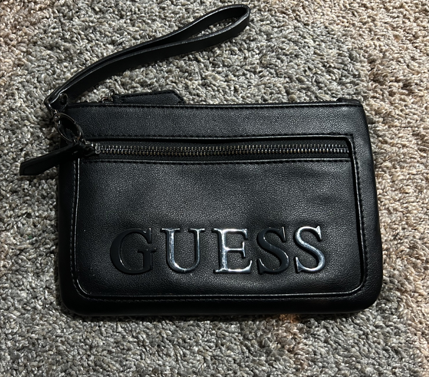 GUESS Black Wristlet