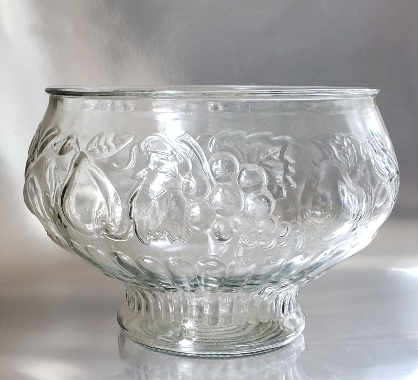Vintage Glass punch bowl