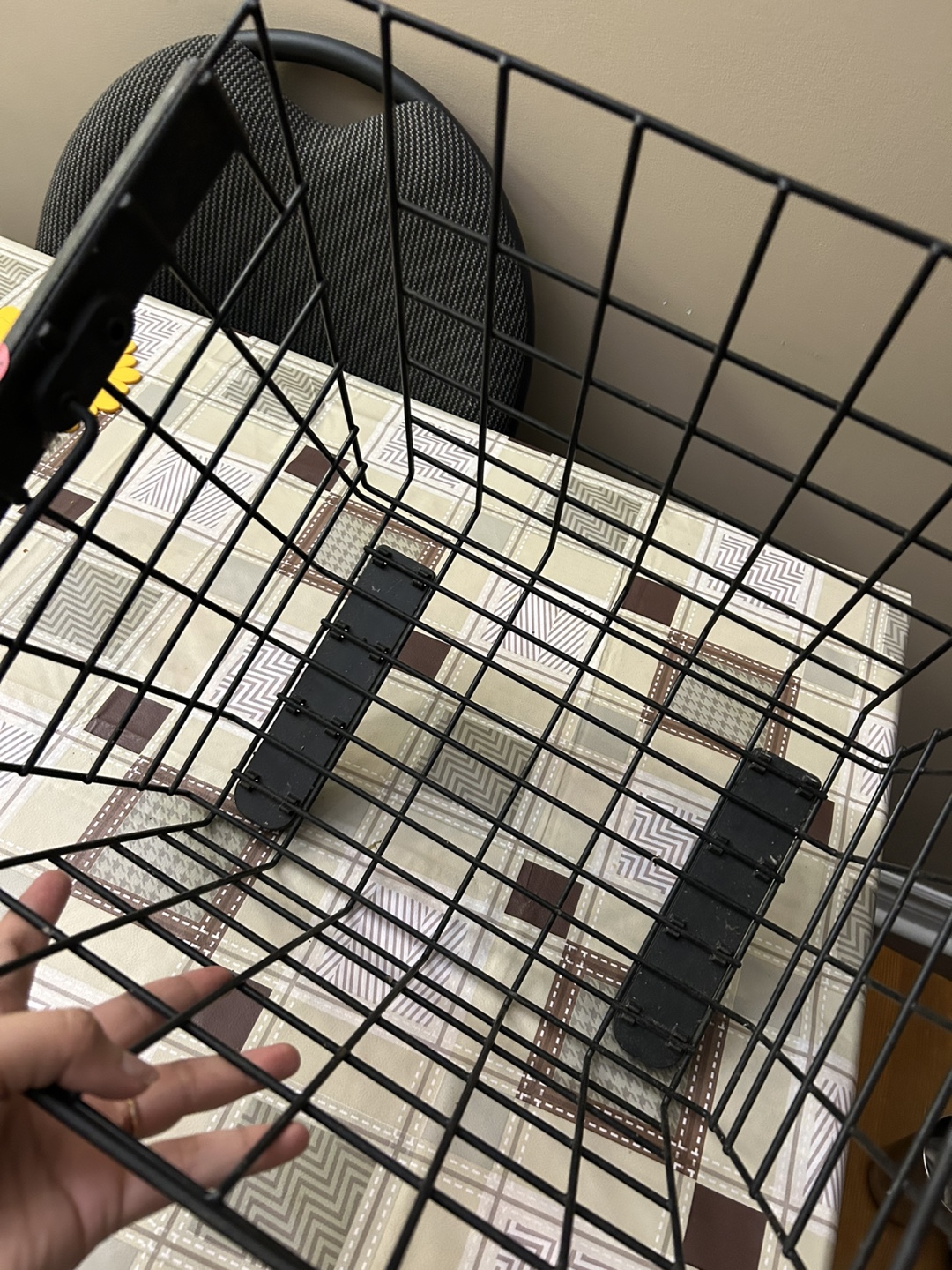 Black Metal Storage Basket - photo 3