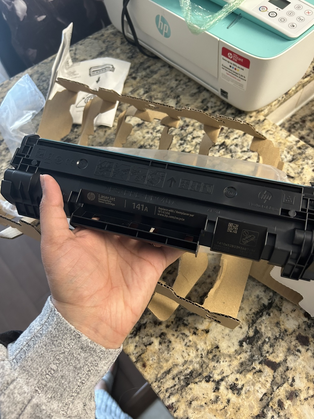 HP 141A Black Toner Cartridge - photo 4