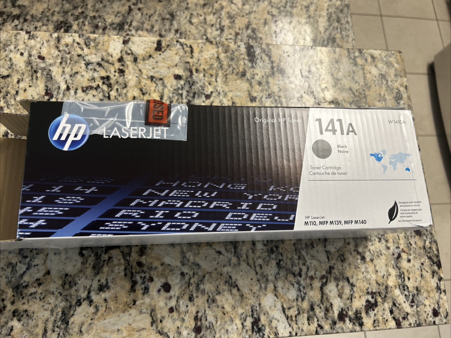 HP 141A Black Toner Cartridge
