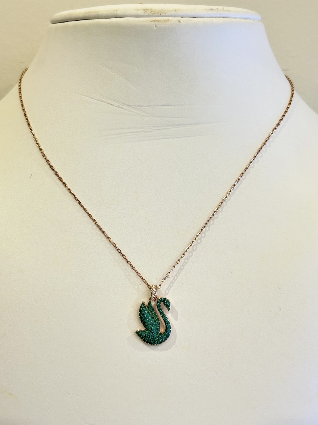 Swarovski Swan Pendant Necklace - photo 2