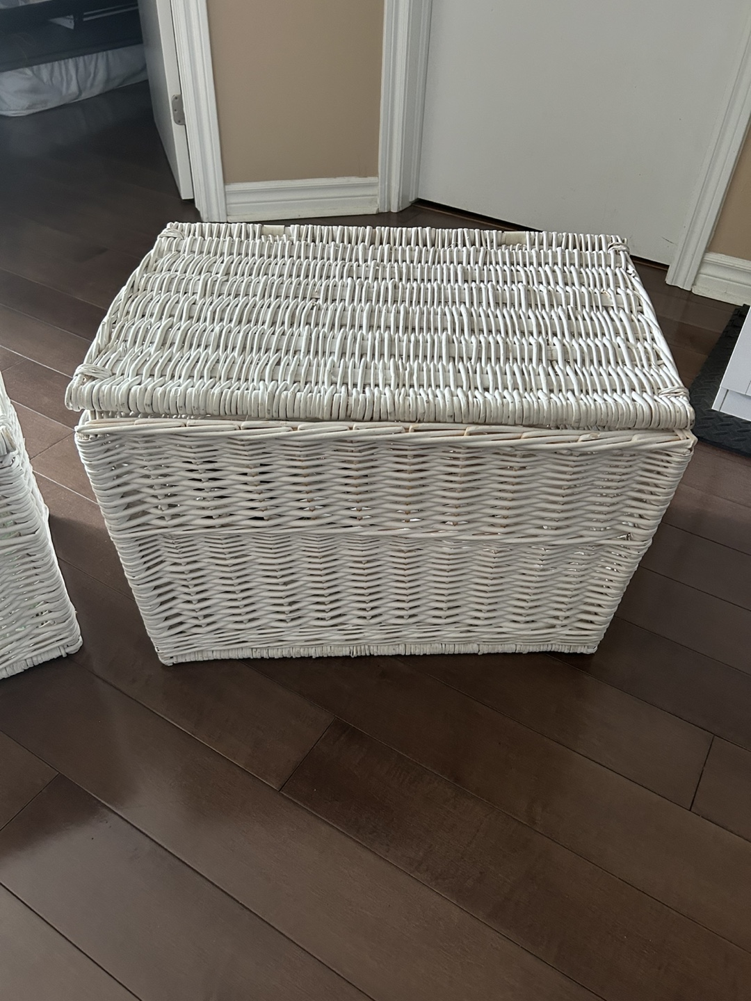 2 Wicker Storage Baskets - photo 5