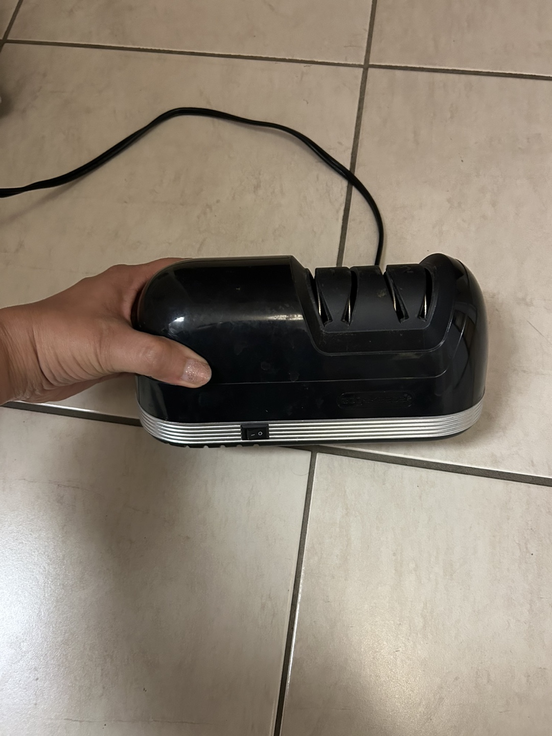 Black Electric Knife Sharpener
