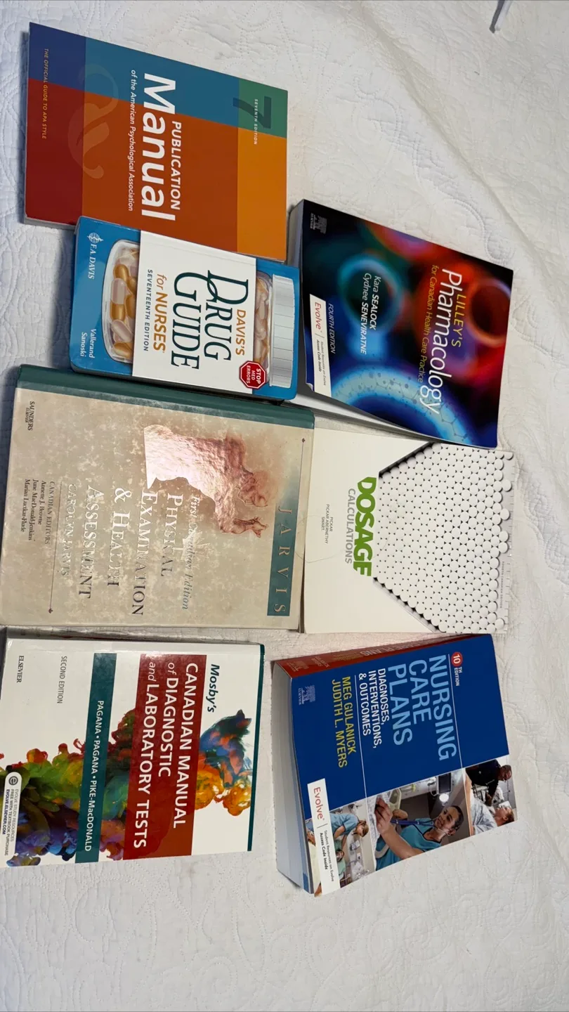 Assorted Nursing Textbooks thumbnail