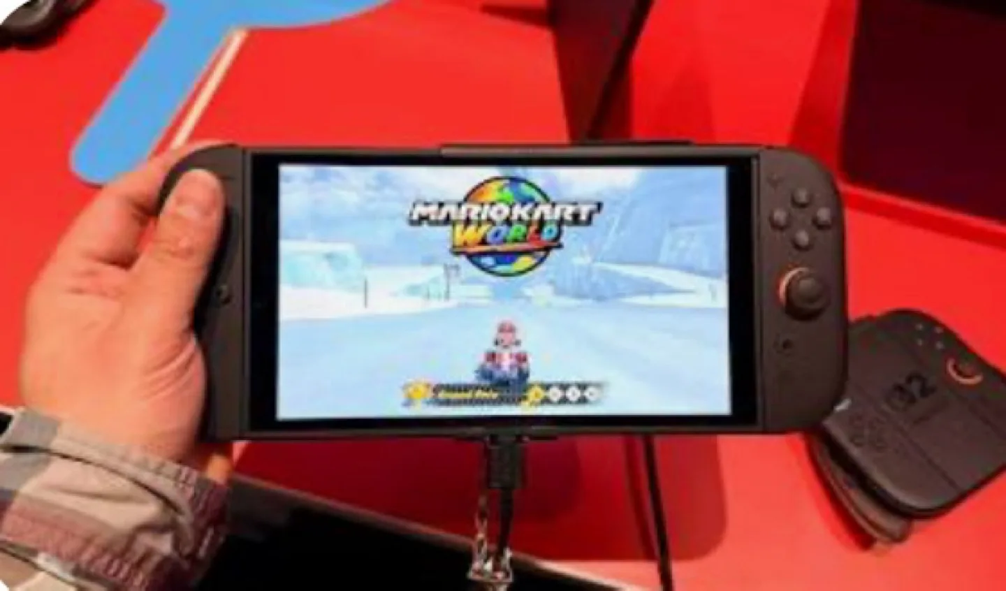 Nintendo Switch Console with Mario Kart 🥕💚 thumbnail