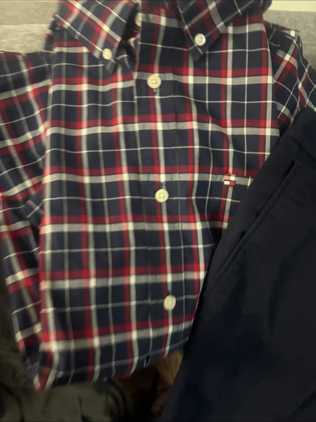 Tommy Hilfiger button down shirt and pants image indicator(3)