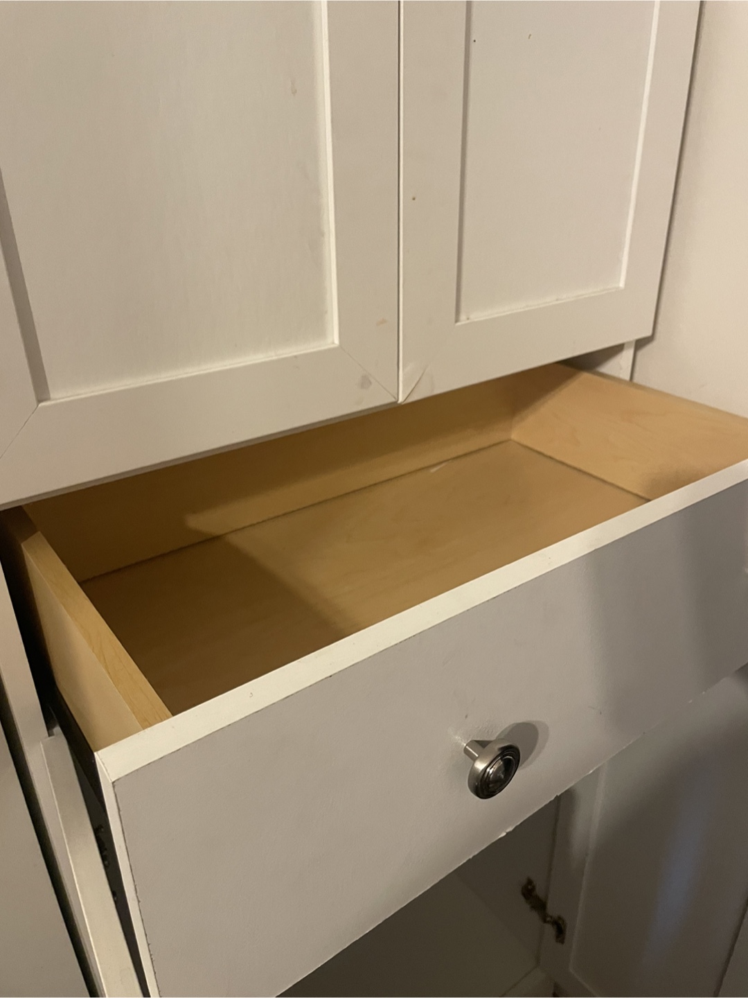 White Storage Cabinet - photo 5