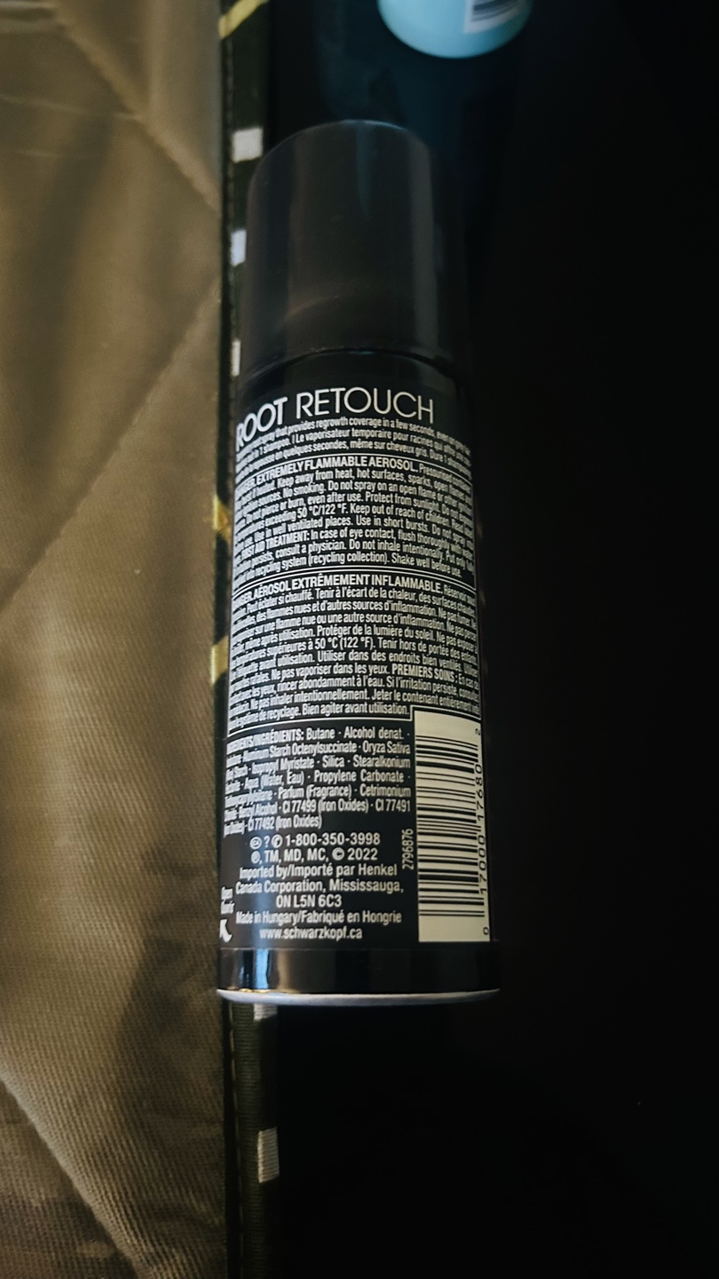 Schwarzkopf Root Retouch Dark Brown Temporary Root Cover Spray - photo 3