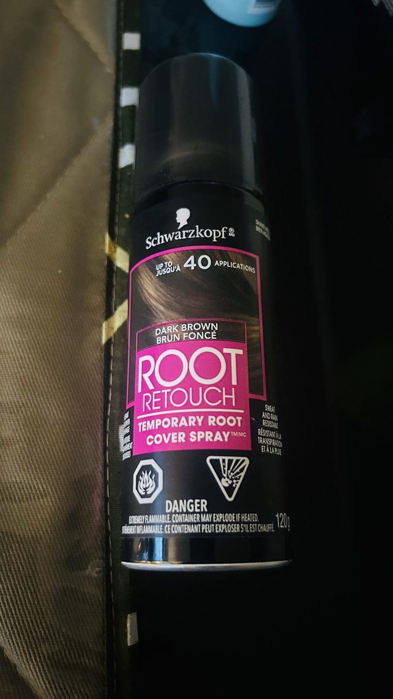 Schwarzkopf Root Retouch Dark Brown Temporary Root Cover Spray