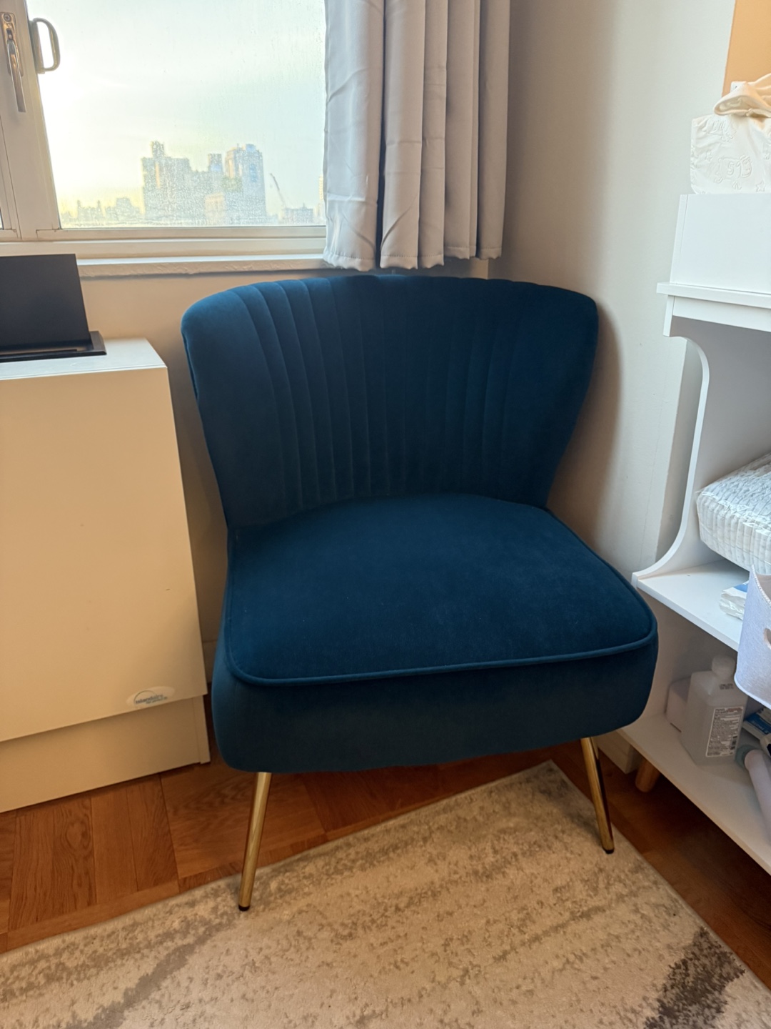 Stylish Teal Accent Chair - photo 5