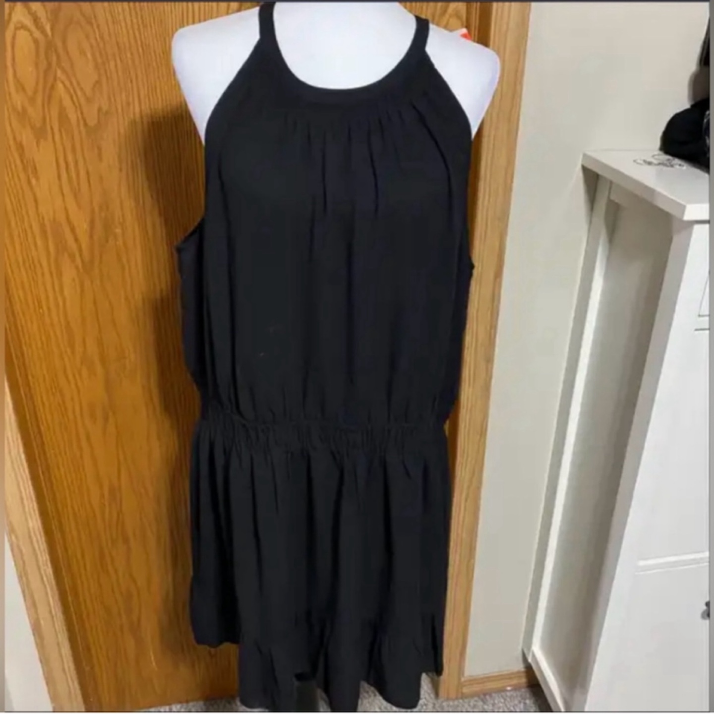 Women’s plus size brand new black empire waist dress super cute - photo 2