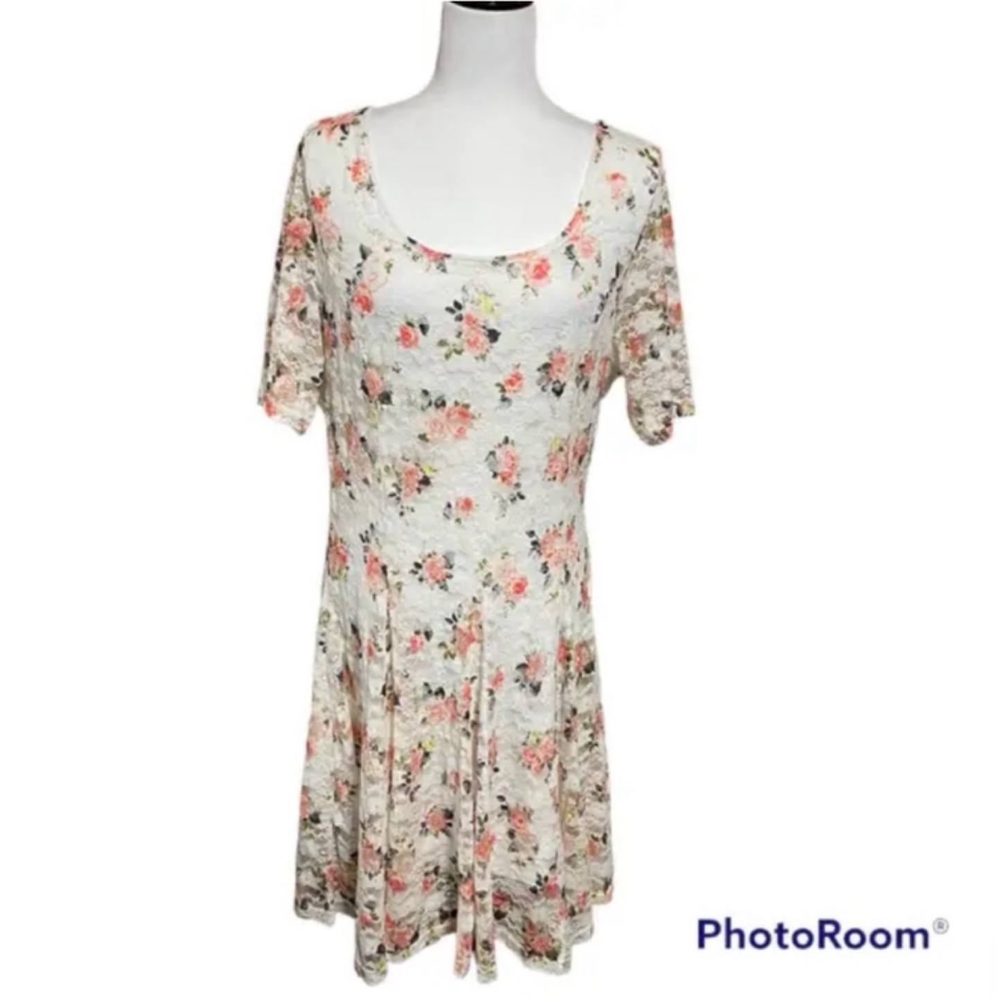 Plus size beautiful lace dress