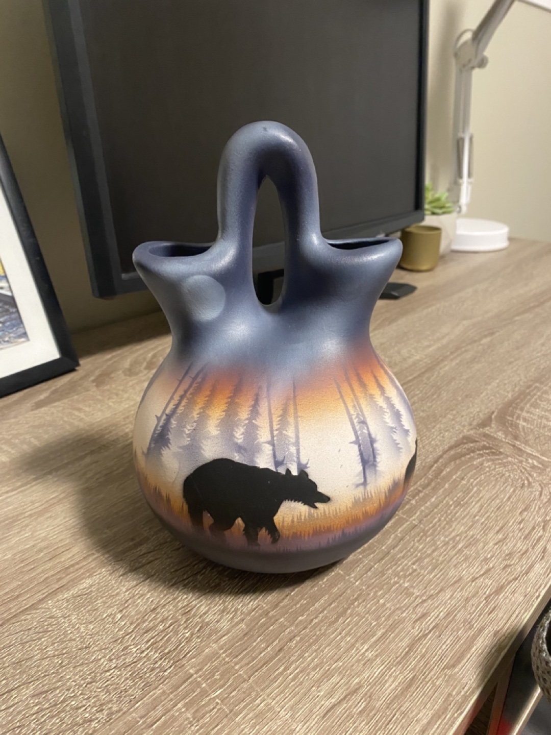 Hand-Painted Vase