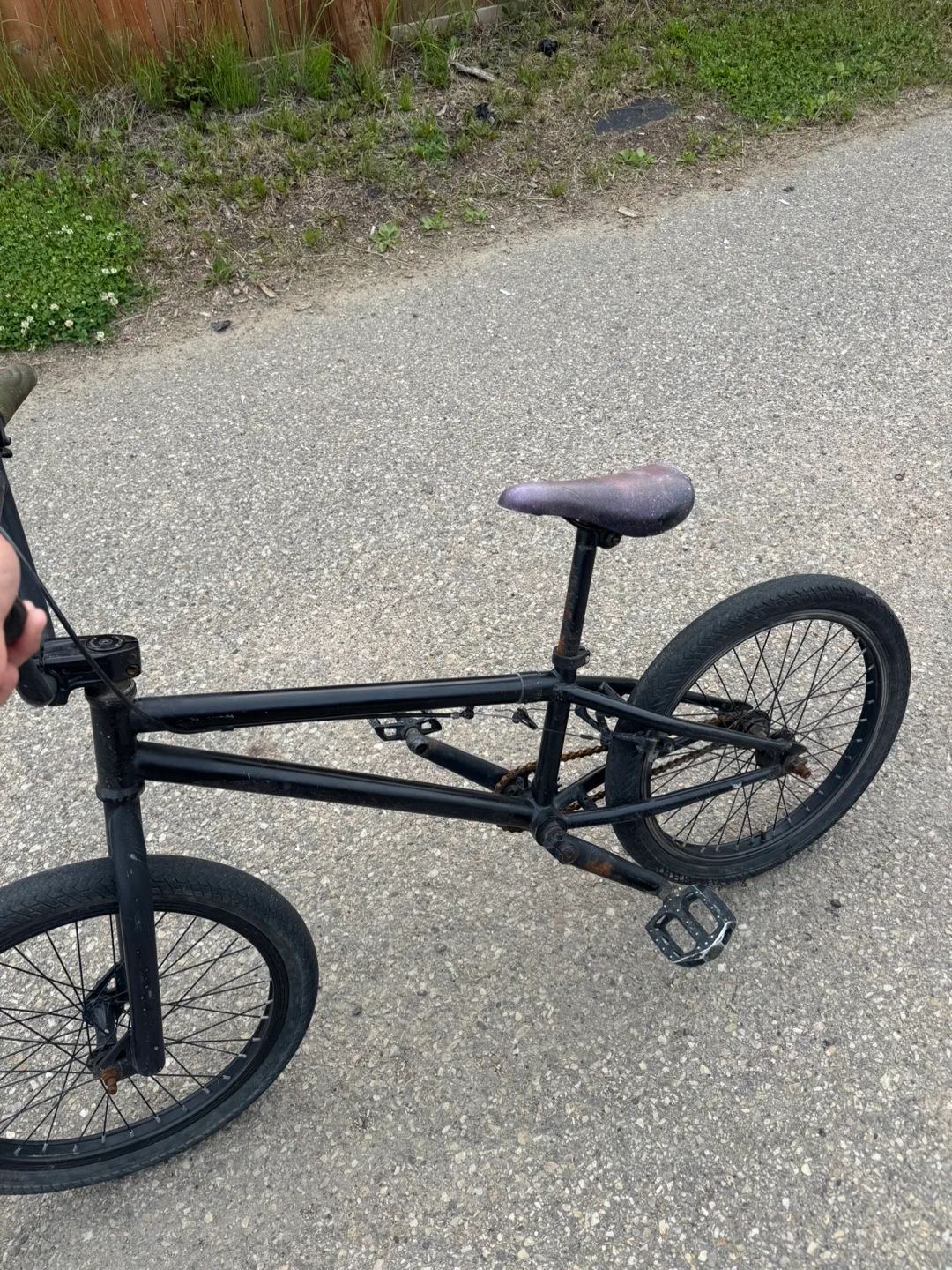 Used Black BMX Bike – Needs Some Love