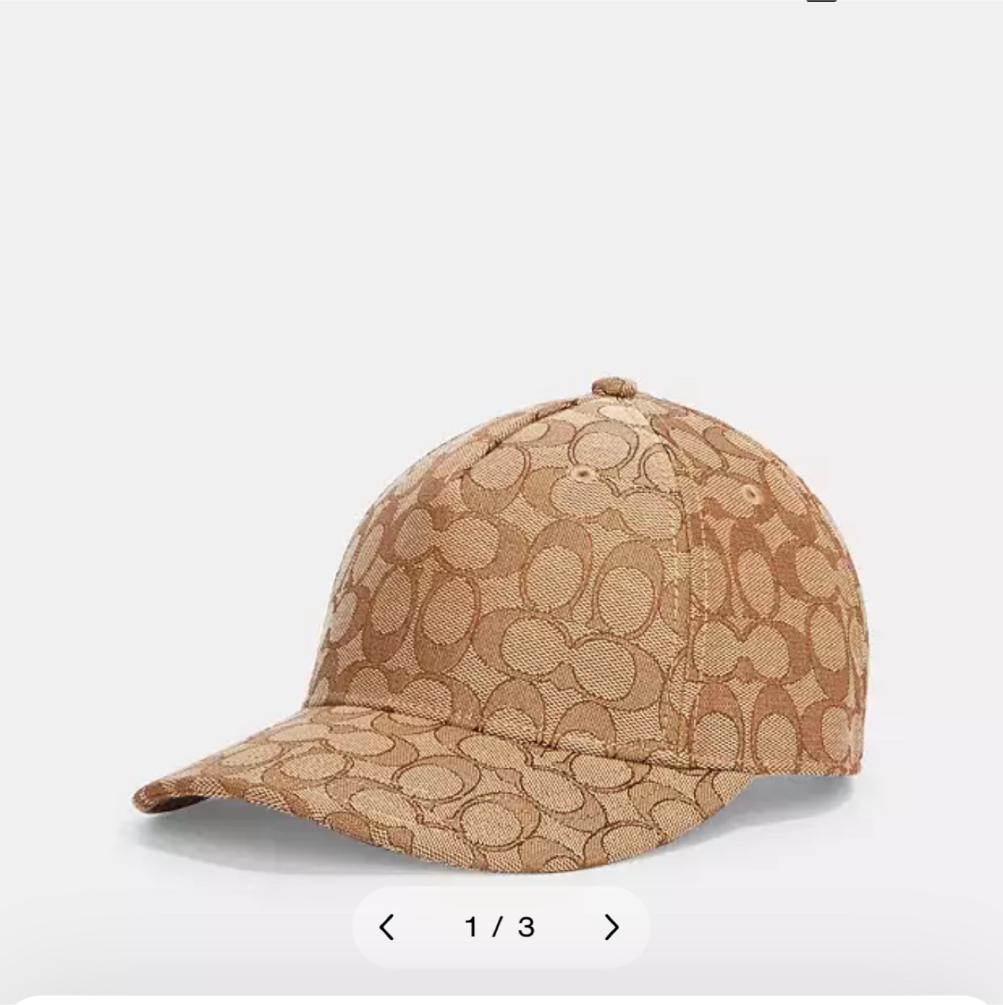 Coach Outlet Signature Baseball Cap - photo 2