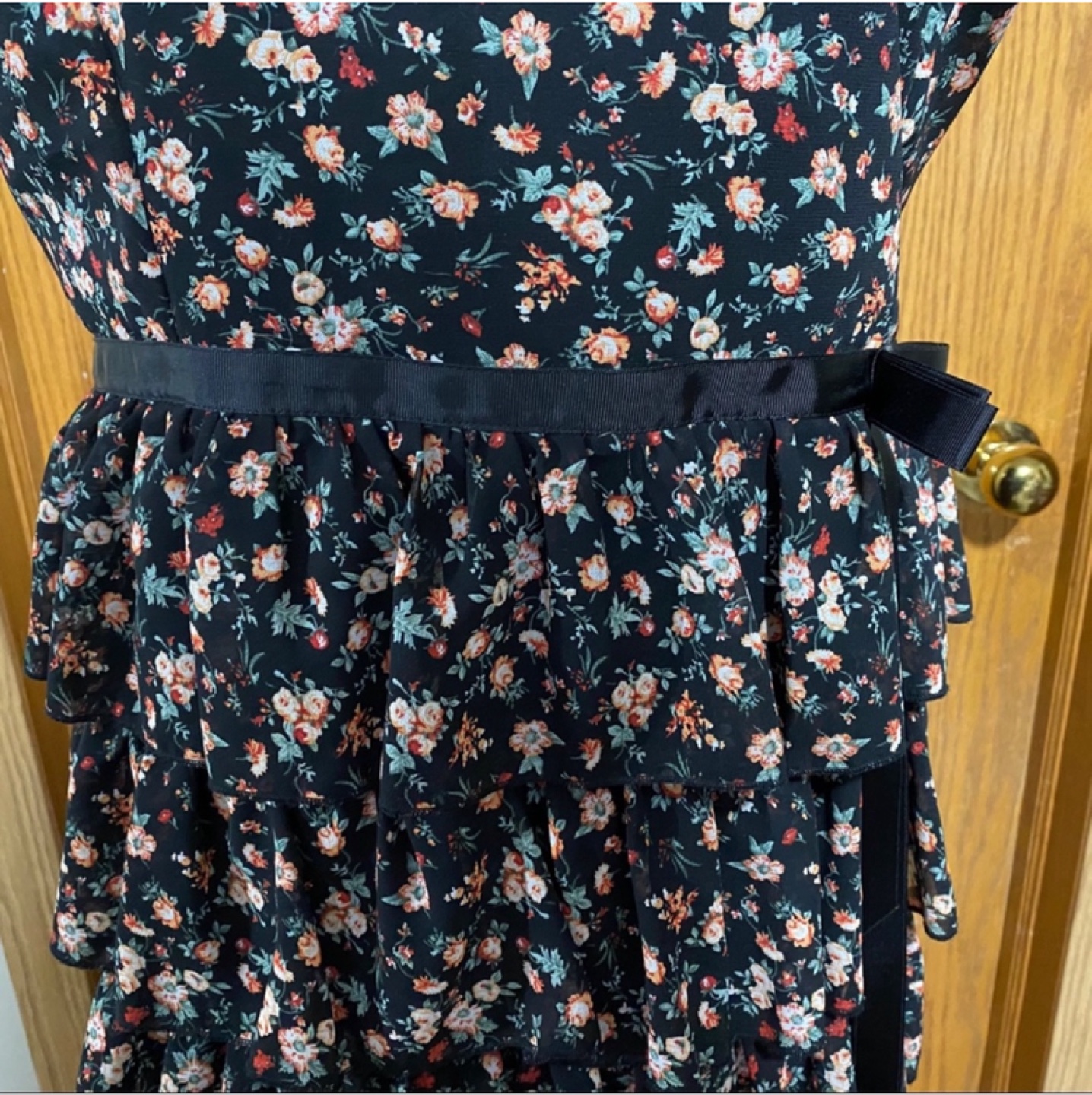 Beautiful plus size flower 3 tier dress - photo 5