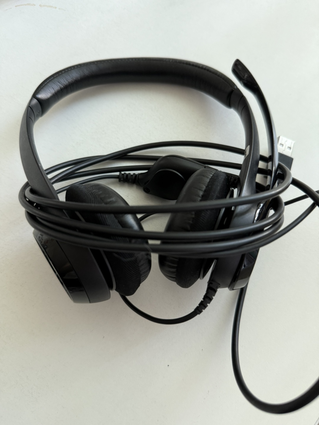 Black Headset with Microphone