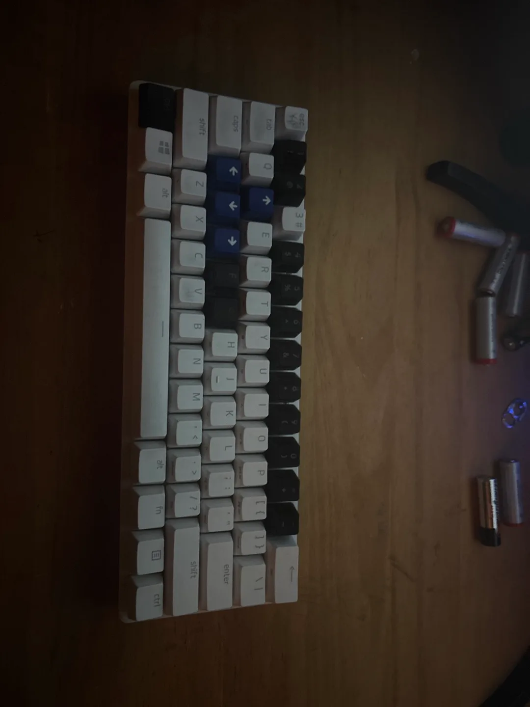 Mechanical Keyboard - White and Black Keys thumbnail