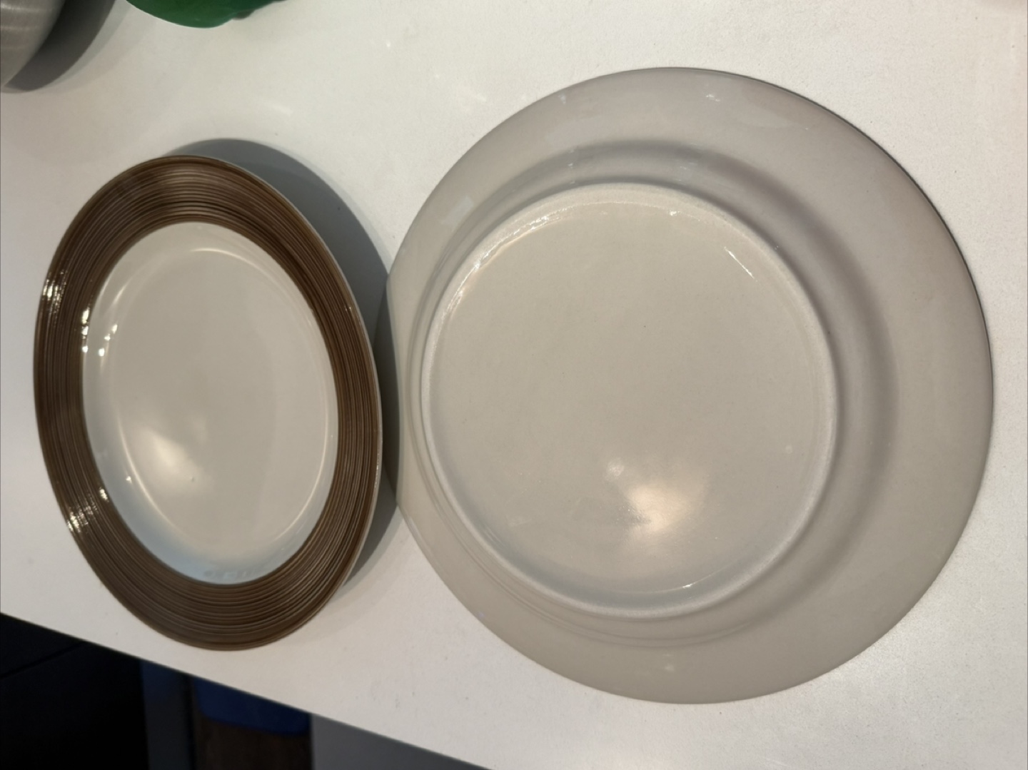 Variety of plates