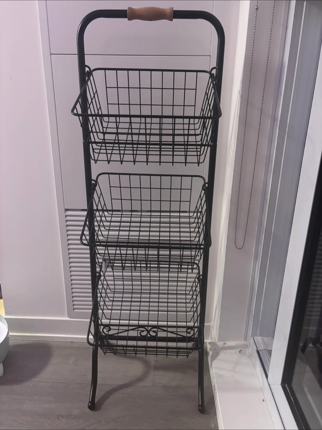 Black Wire Basket Organizer thumbnail