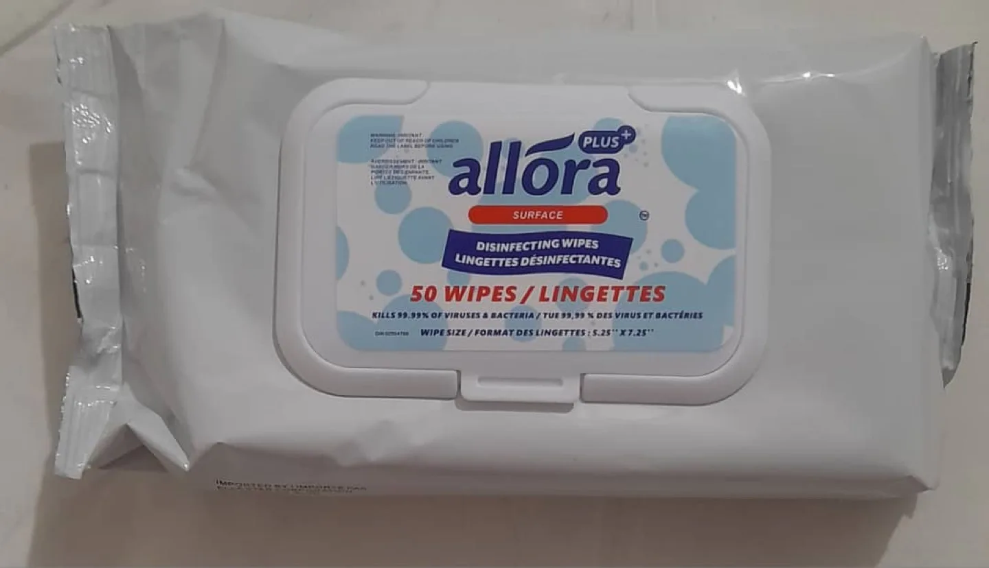 Allora Plus Disinfecting Wipes thumbnail