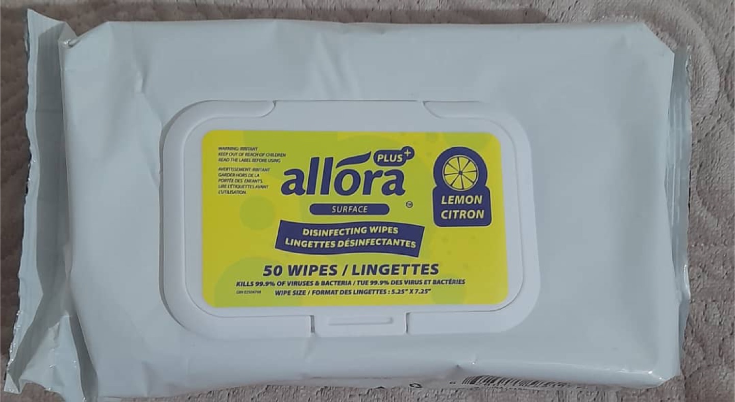 Allora Plus Disinfecting Wipes - photo 2