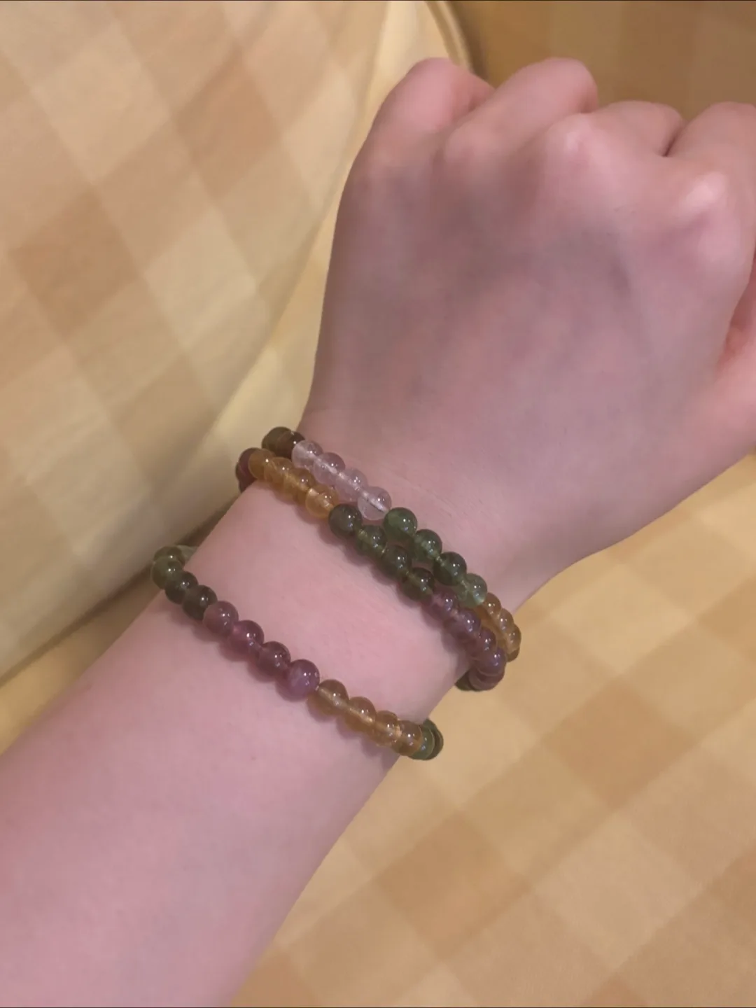 Natural Beaded Bracelet Set thumbnail