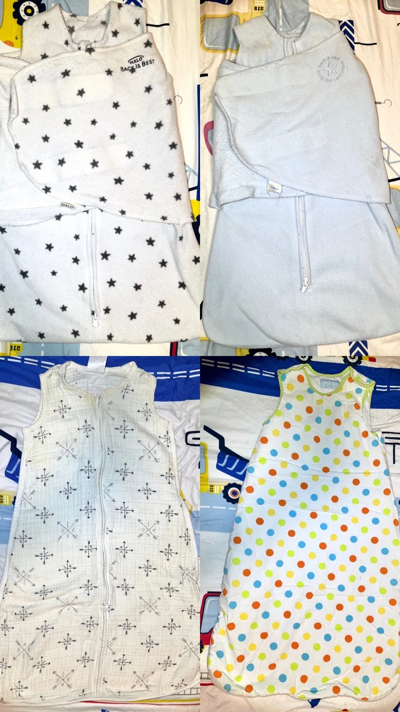 Baby Sleep Sacks and Swaddles Bundle thumbnail