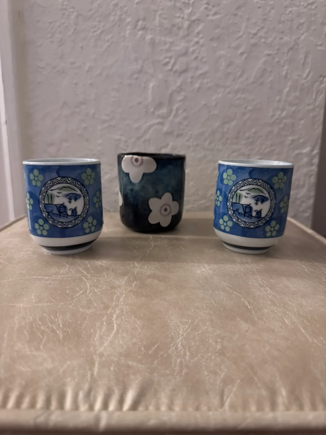 Moving Sale Set of Decorative Ceramic Cups thumbnail
