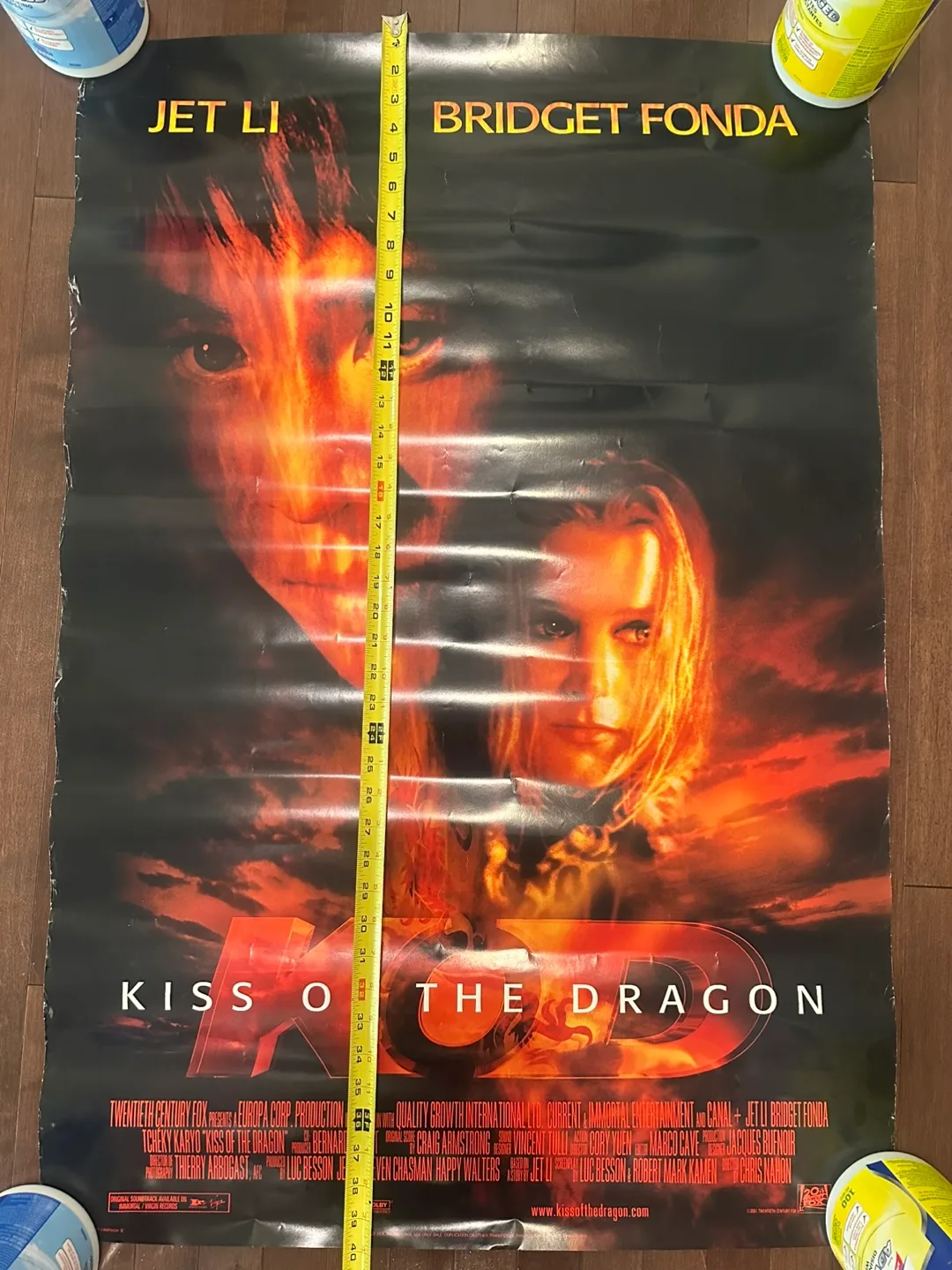 Jet Li - Kiss of the Dragon double sided poster 27 x 40” thumbnail
