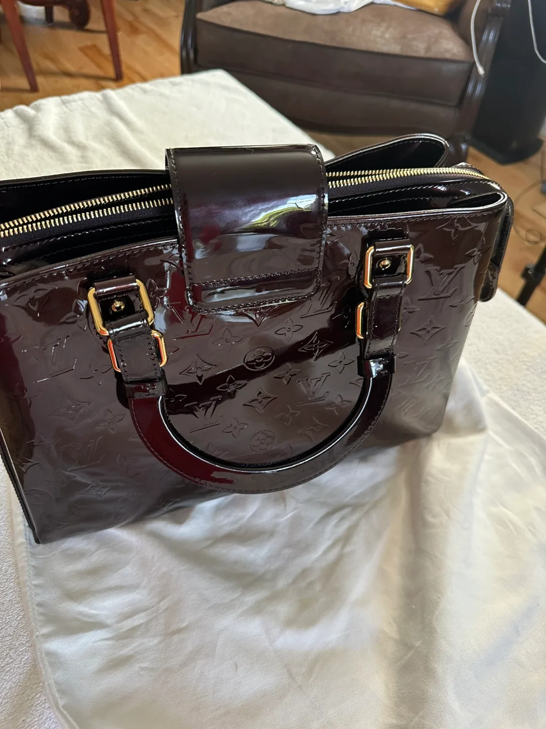 Louis Vuitton Amarante Handbag image indicator(8)