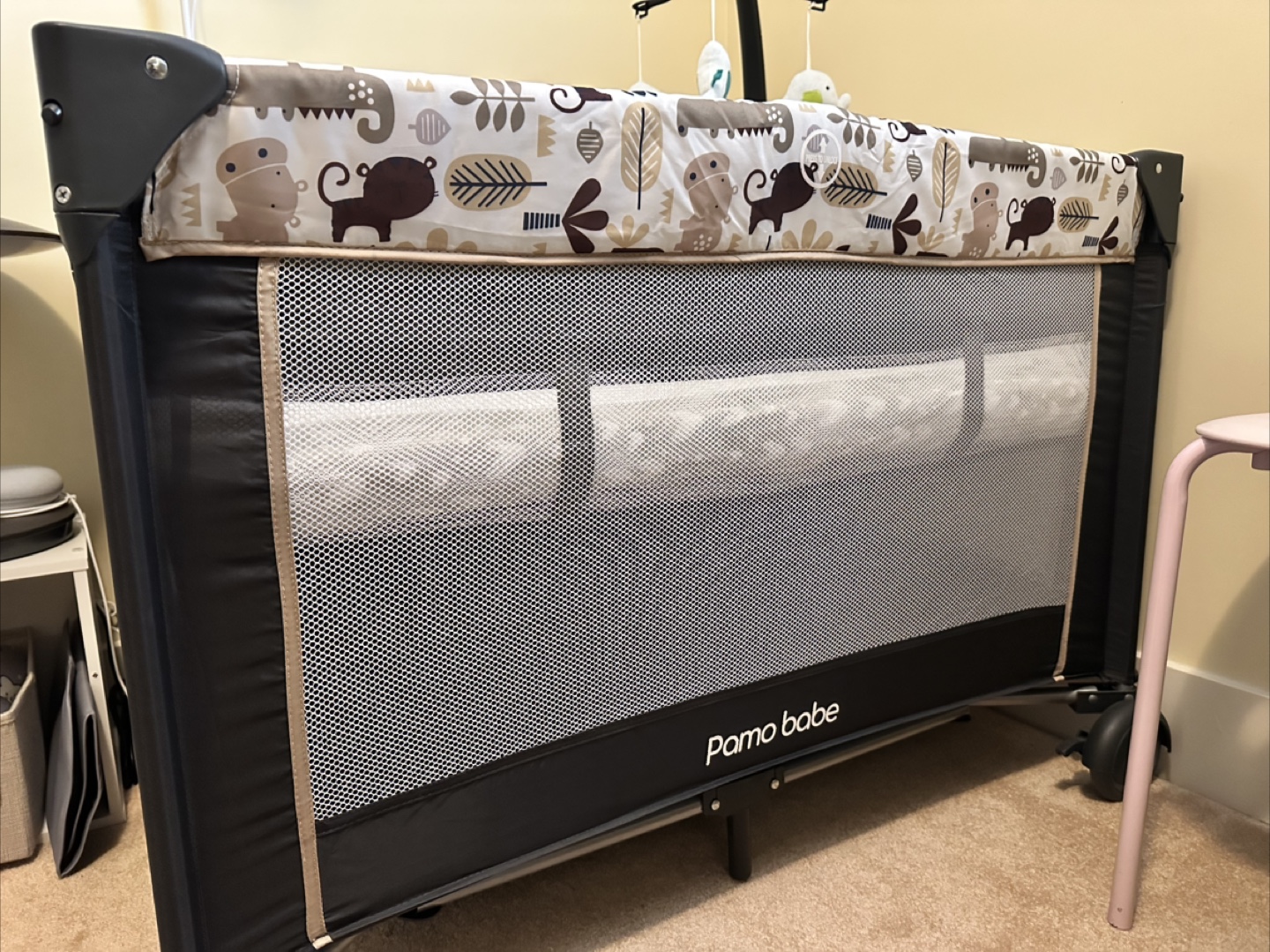 NEW Pamo Babe playpen with changing table