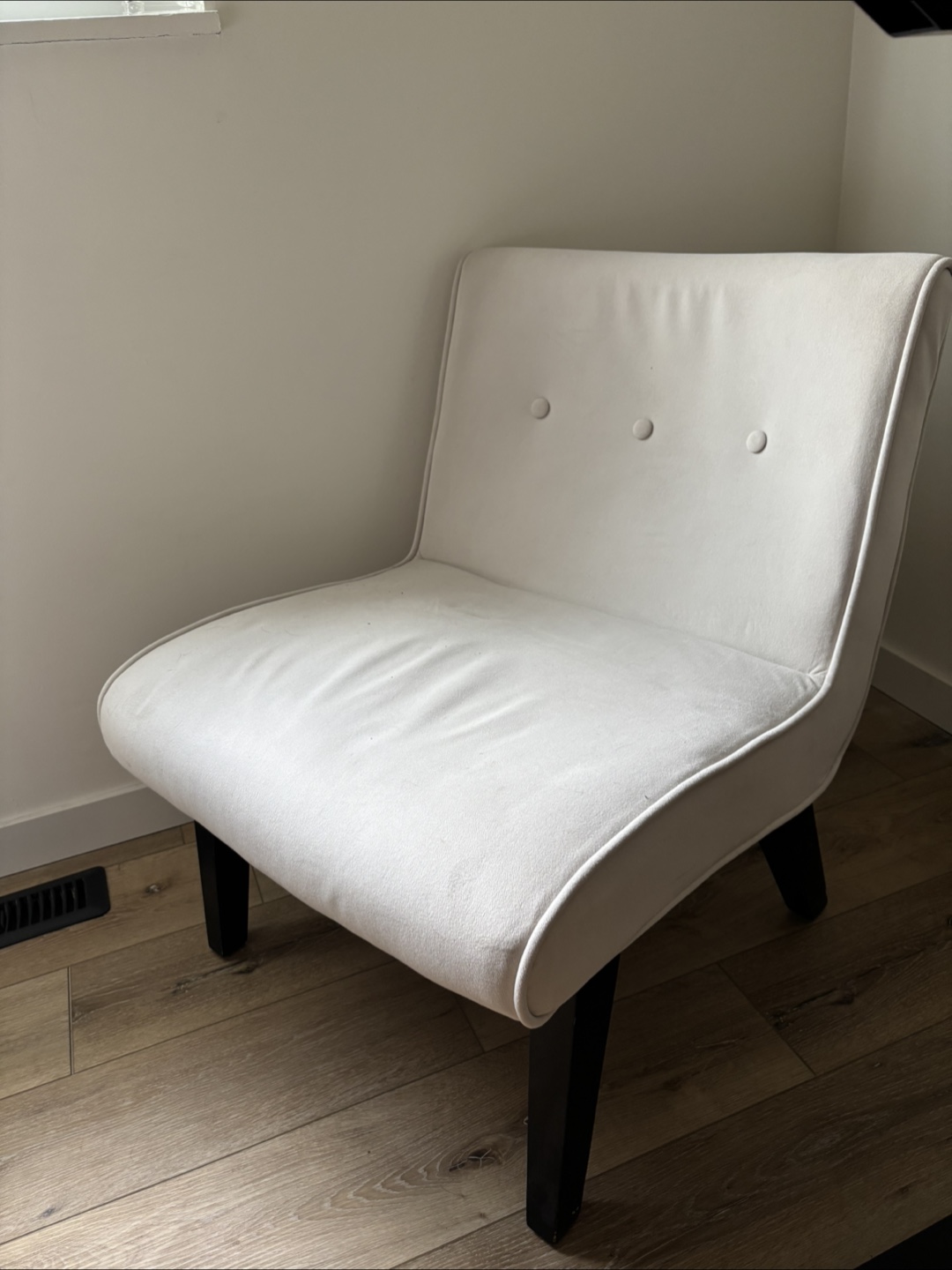 Cozy White Accent Chair - photo 2