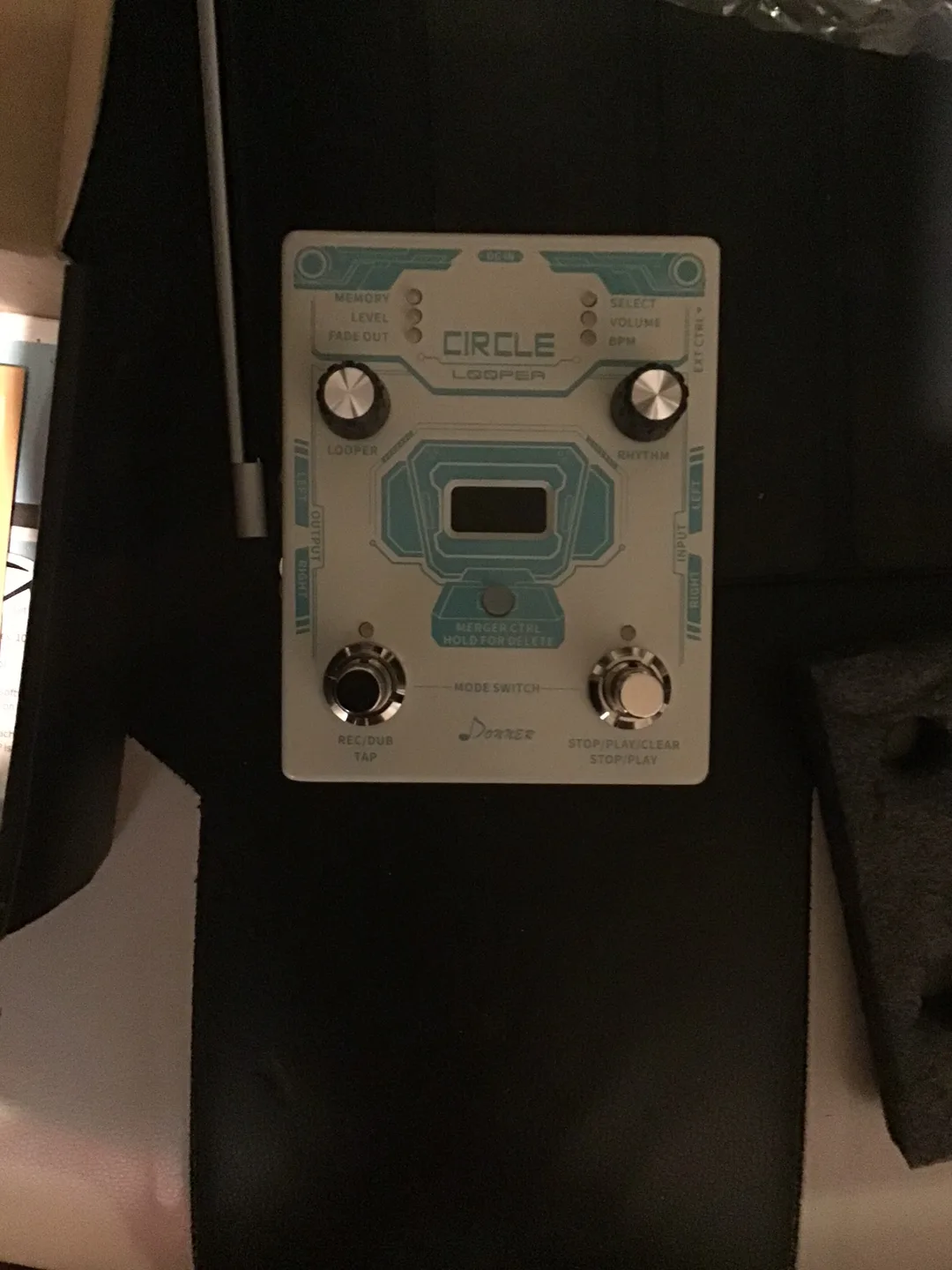 Donner Circle Looper Pedal new never used thumbnail