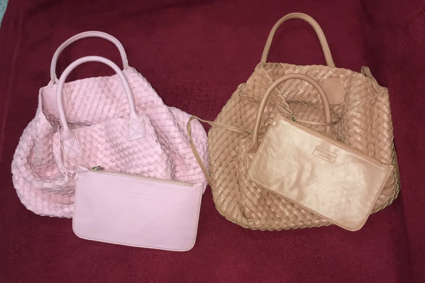 Bottega Veneta Pink Weave Handbag thumbnail