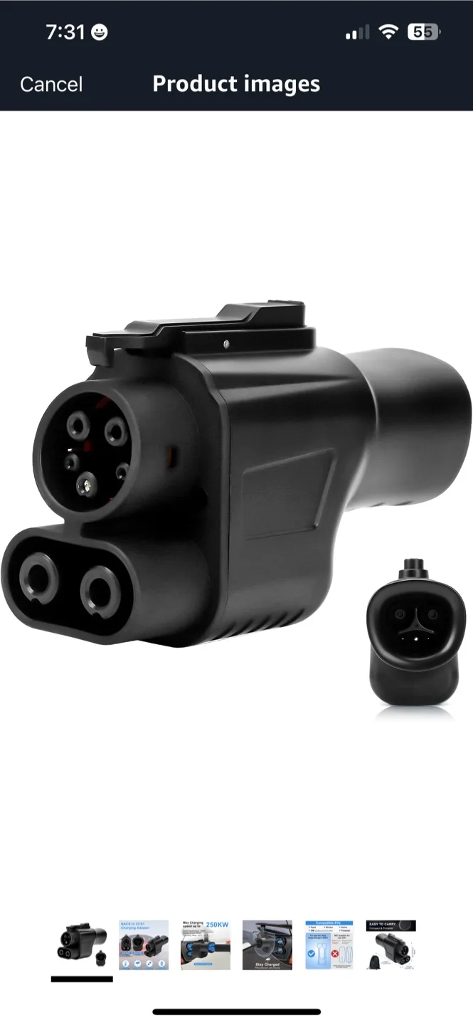 NACS to CCS1 Charging Adapter thumbnail
