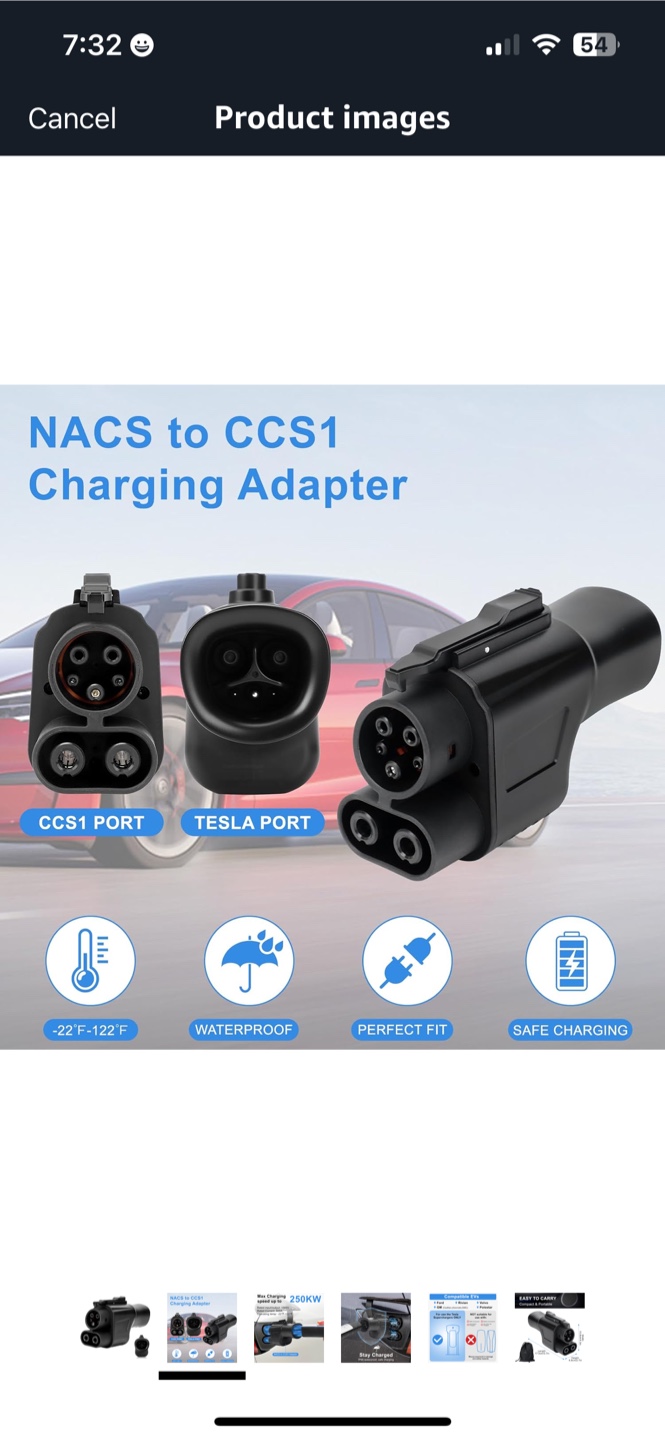 NACS to CCS1 Charging Adapter - photo 2