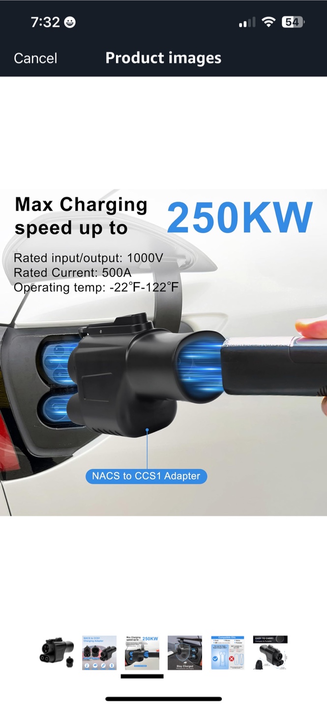 NACS to CCS1 Charging Adapter - photo 5